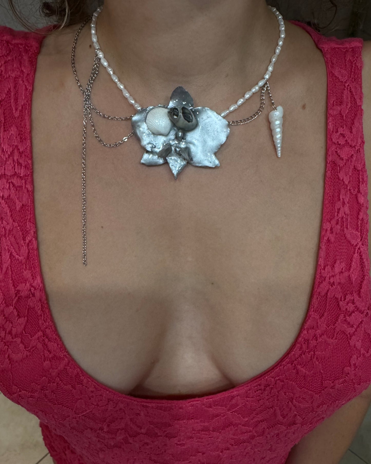 Chrome shell orchid