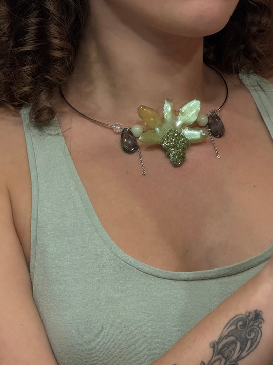 Green cristal orchid