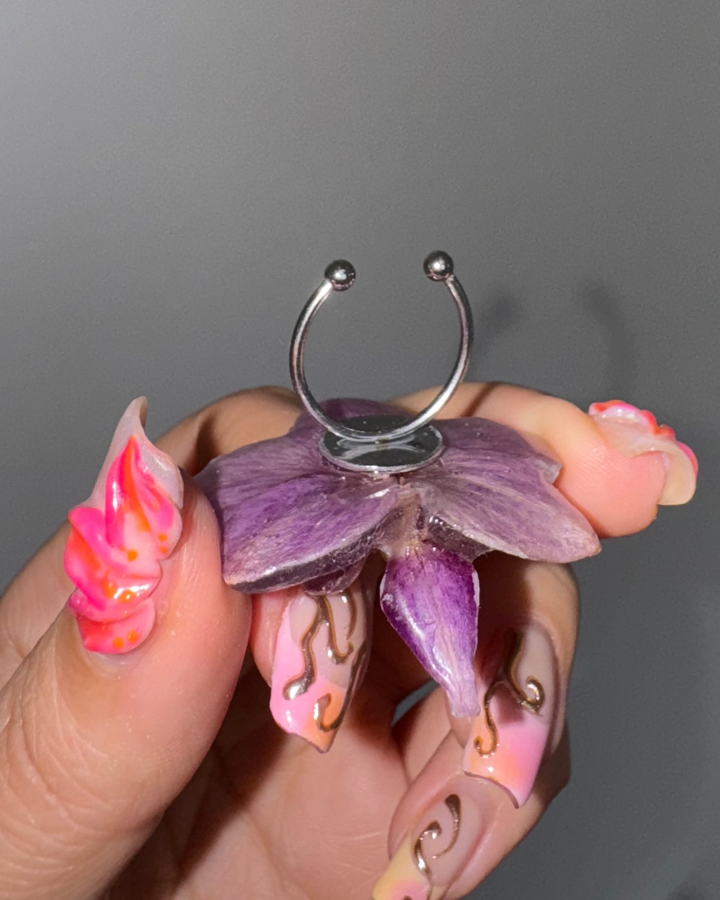 Lila Mini-Orchidee