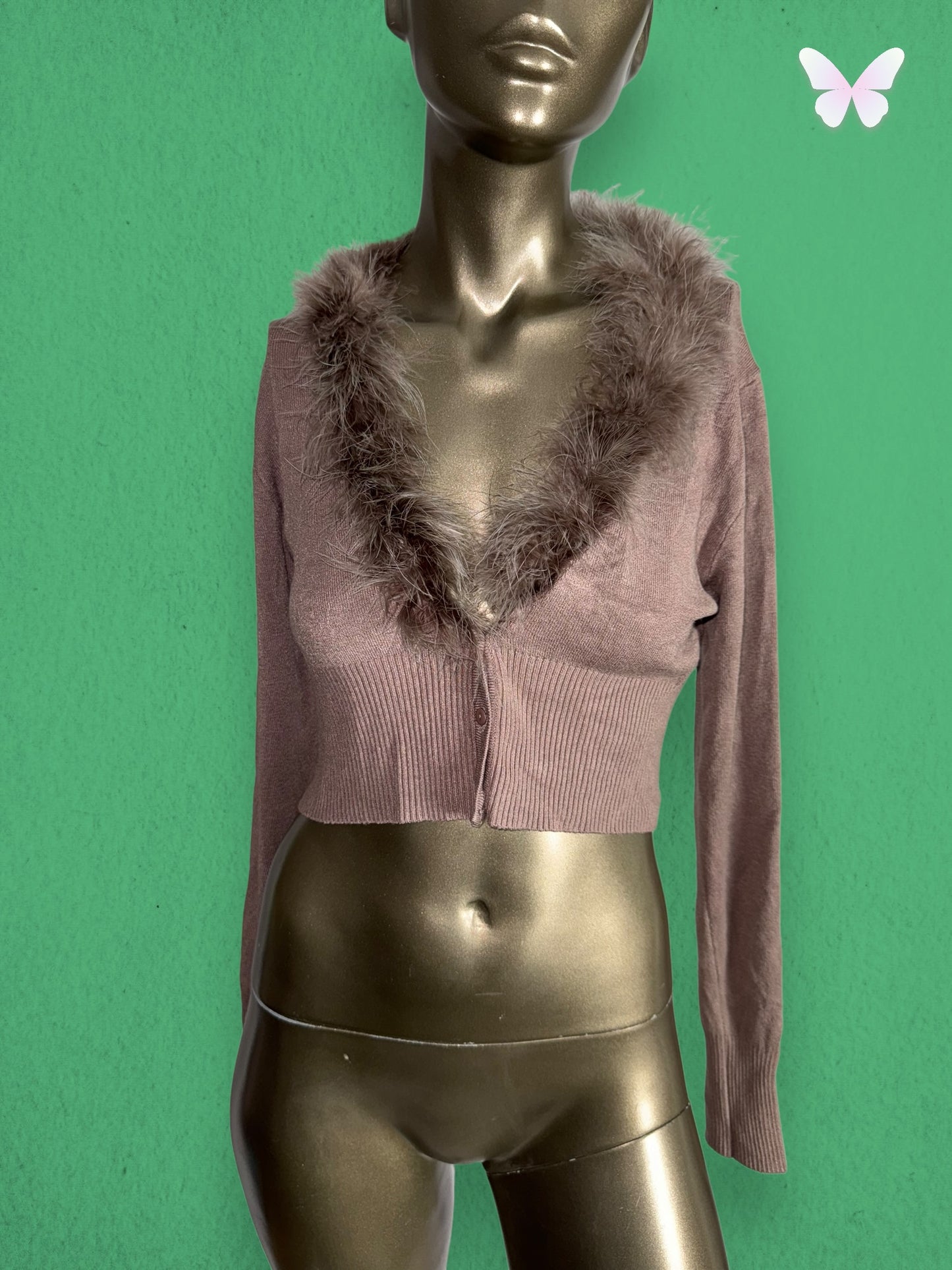 Top gilet brun | S