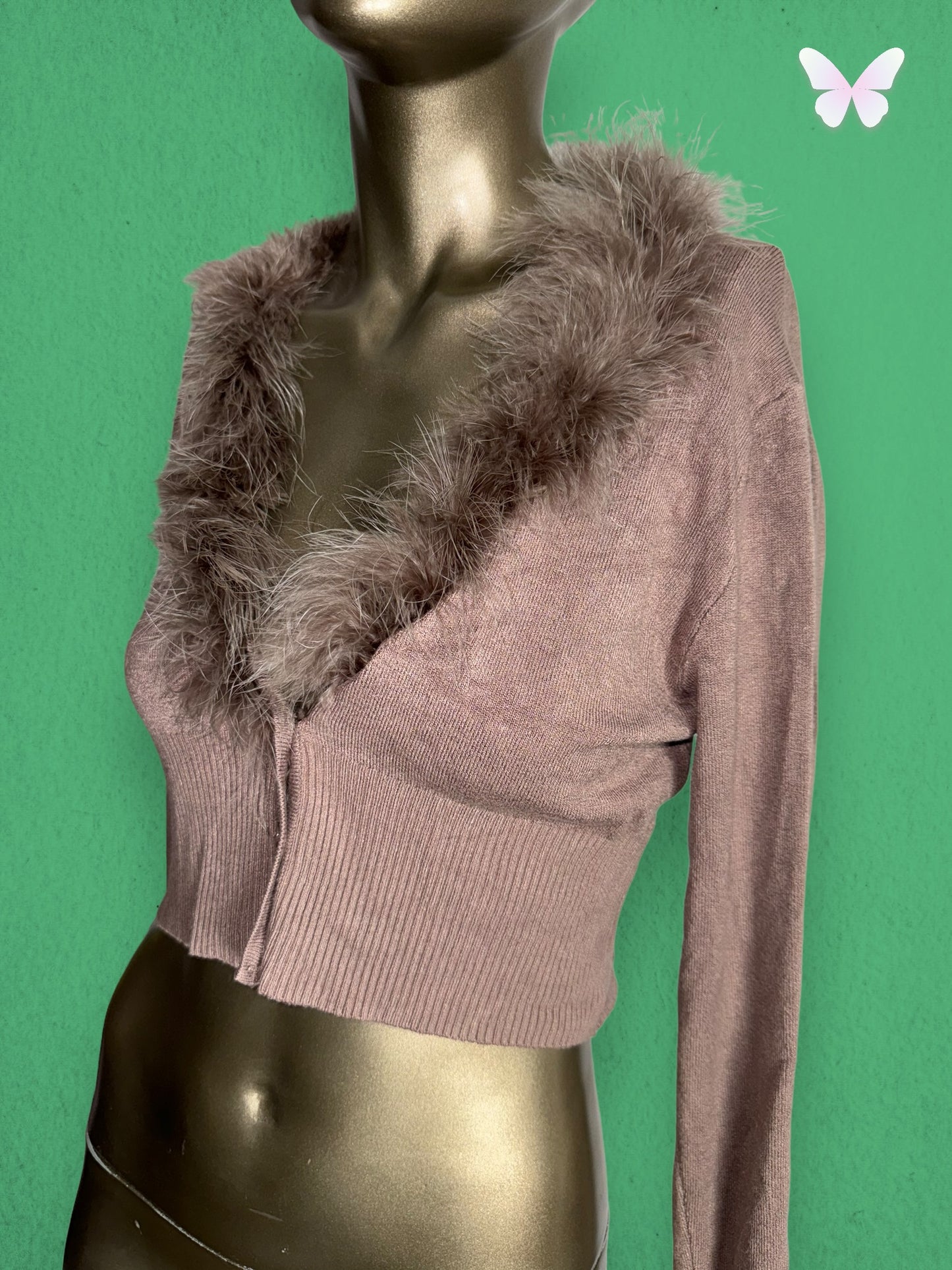 Top gilet brun | S