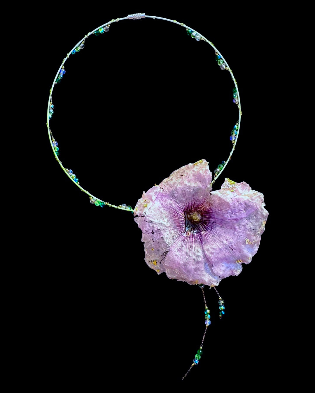 Purple hibiscus