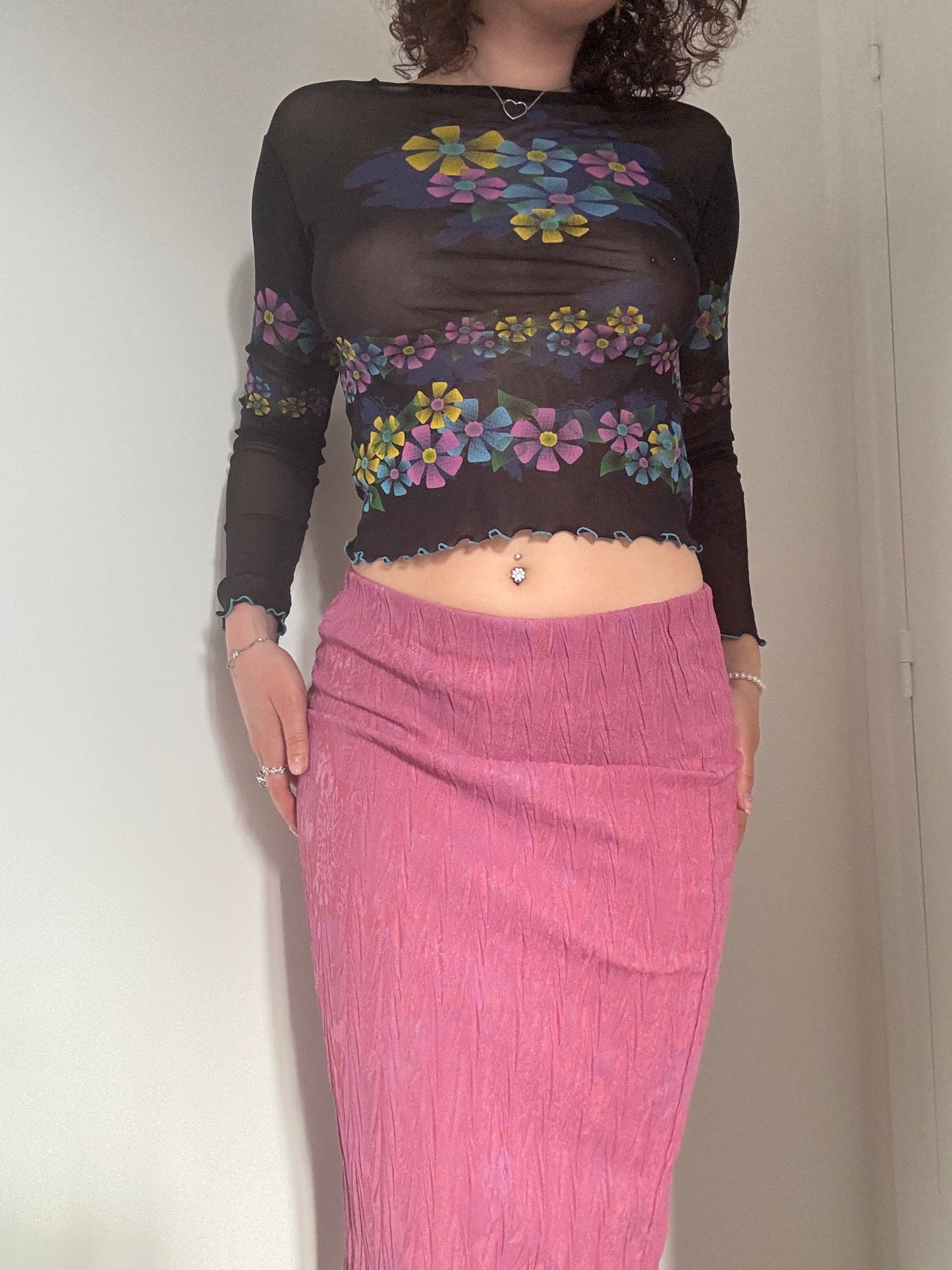 pink skirt