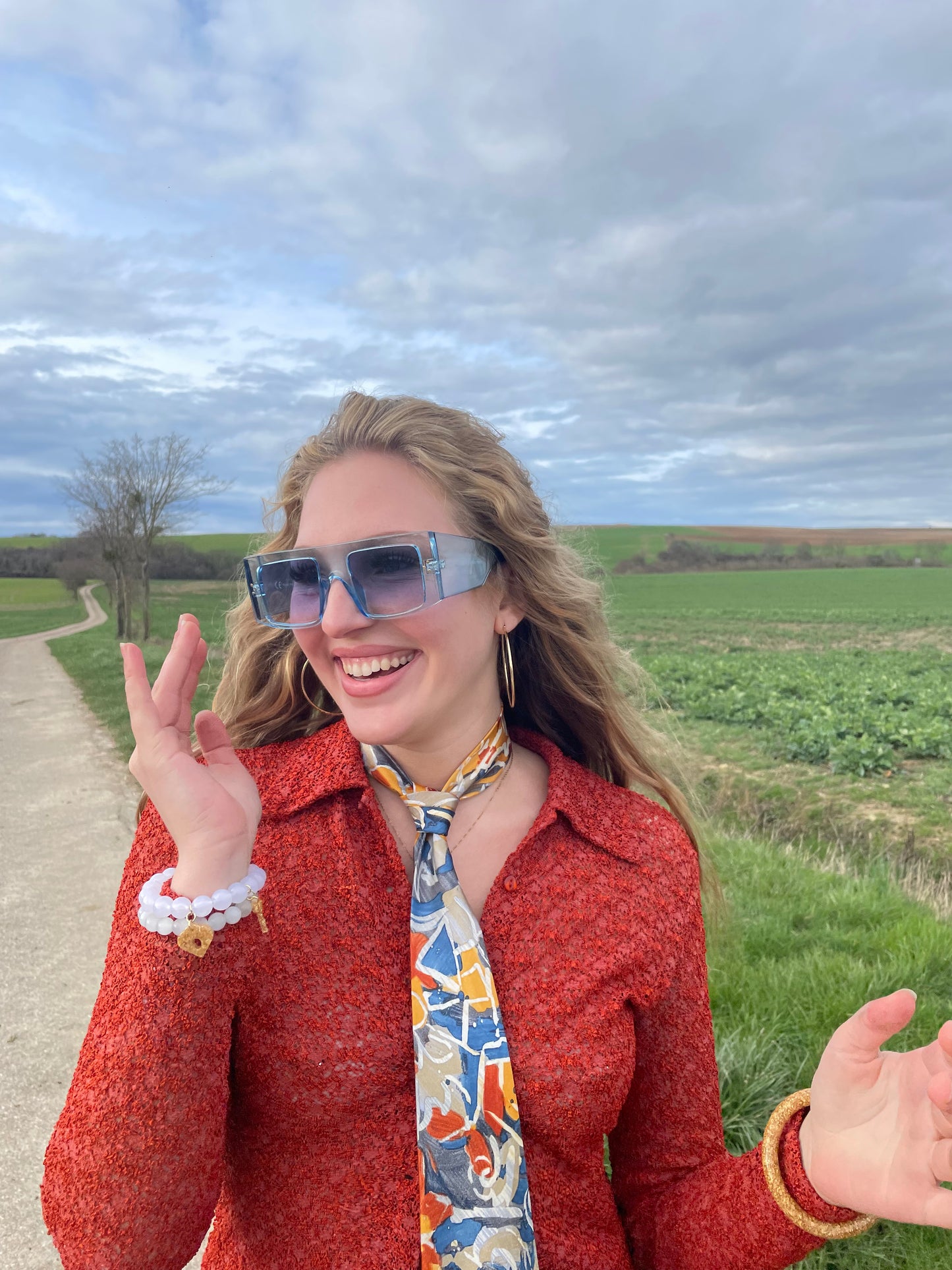 Lunette bleue