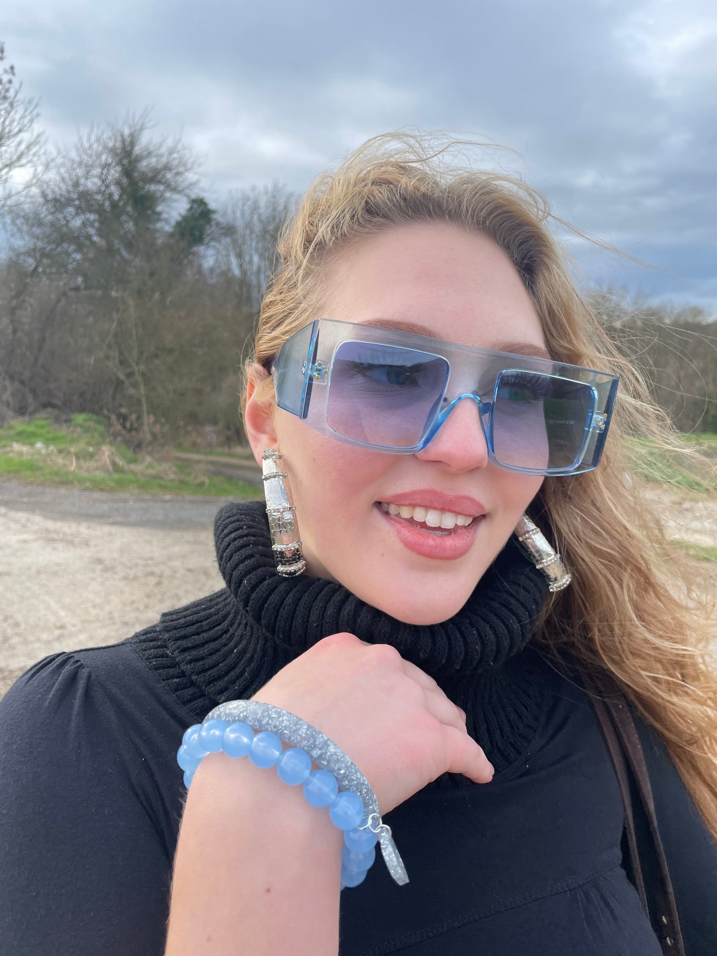 Lunette bleue