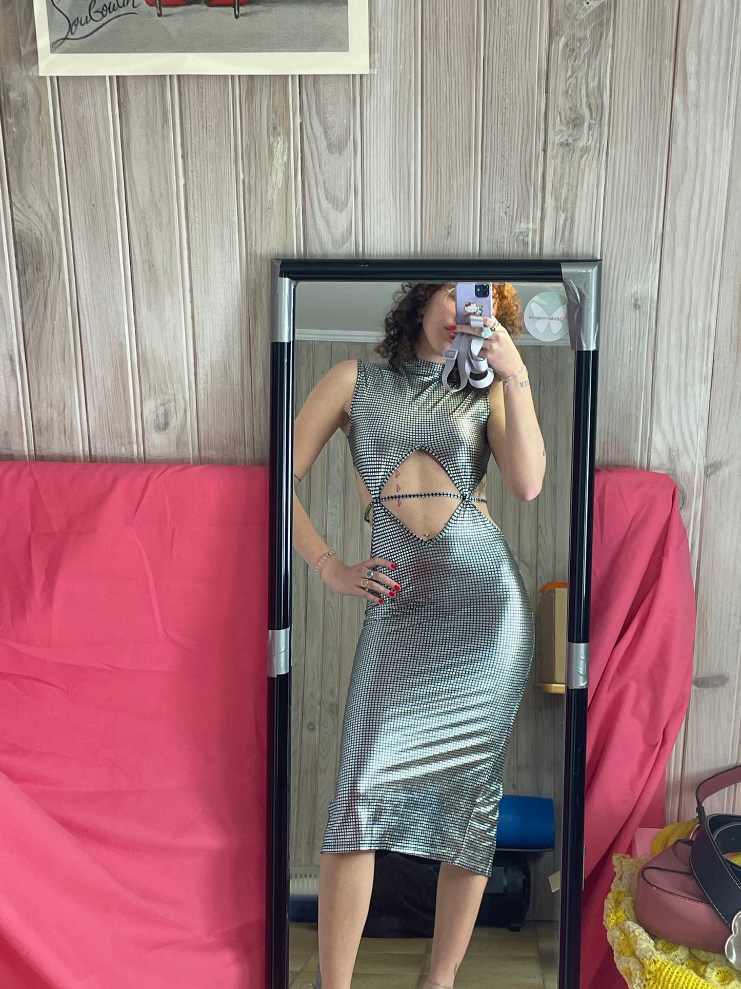 Silver dress | M
