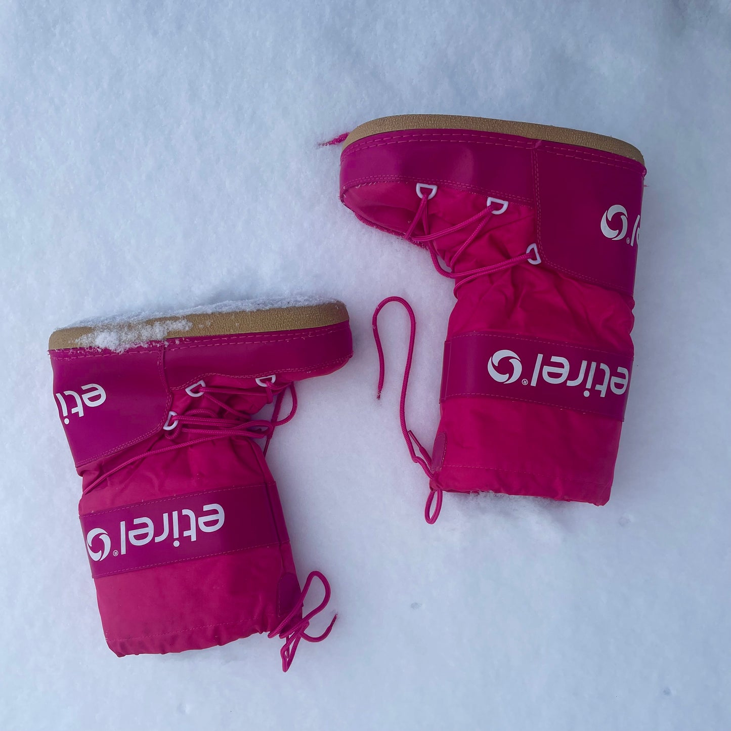 Fuchsia pink or black boots