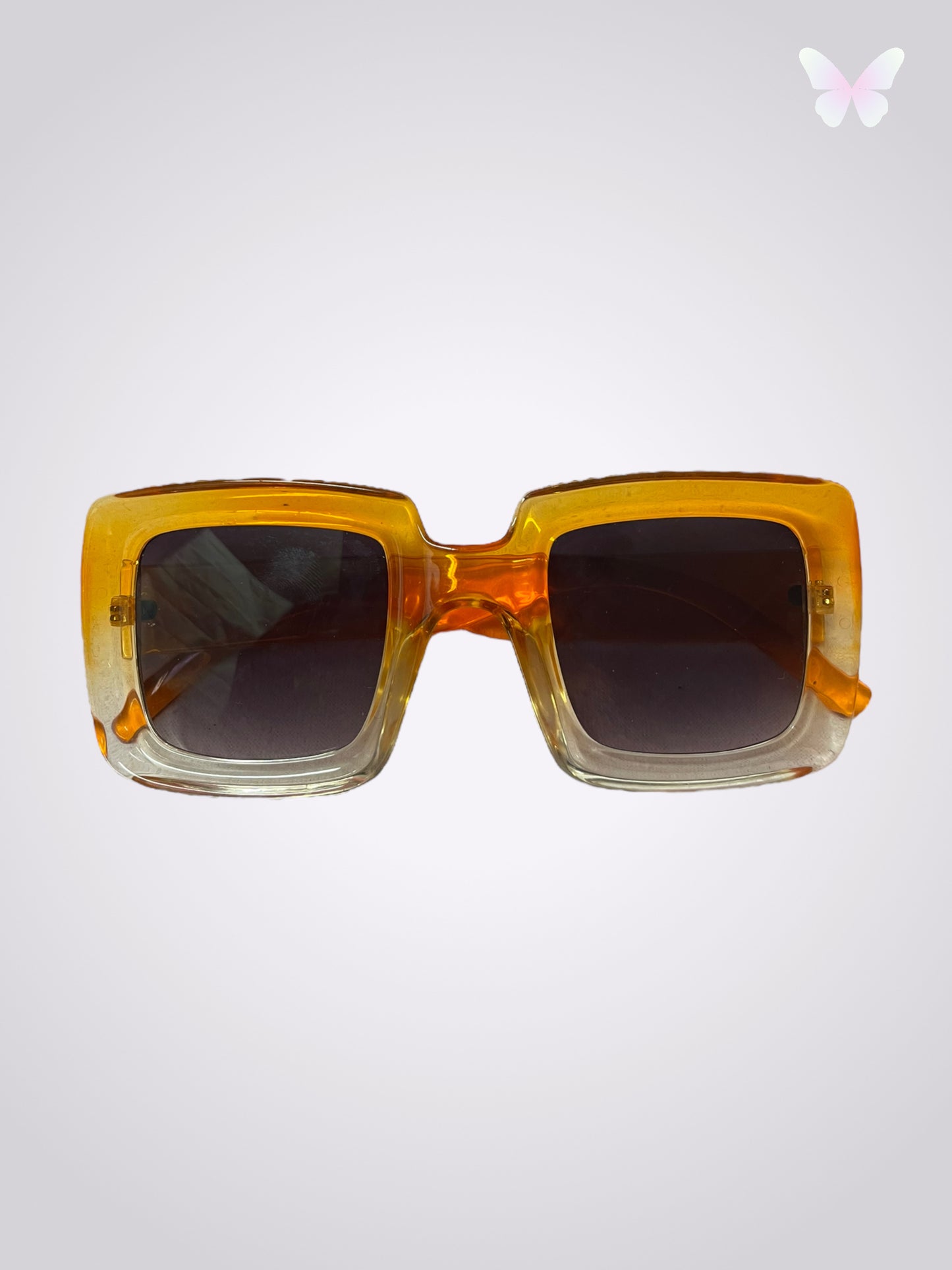 Lunette de soleil orange