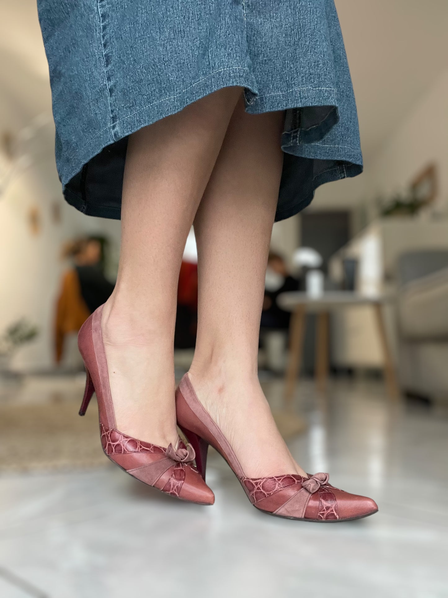 Escarpin rose flot y2k | 38,5