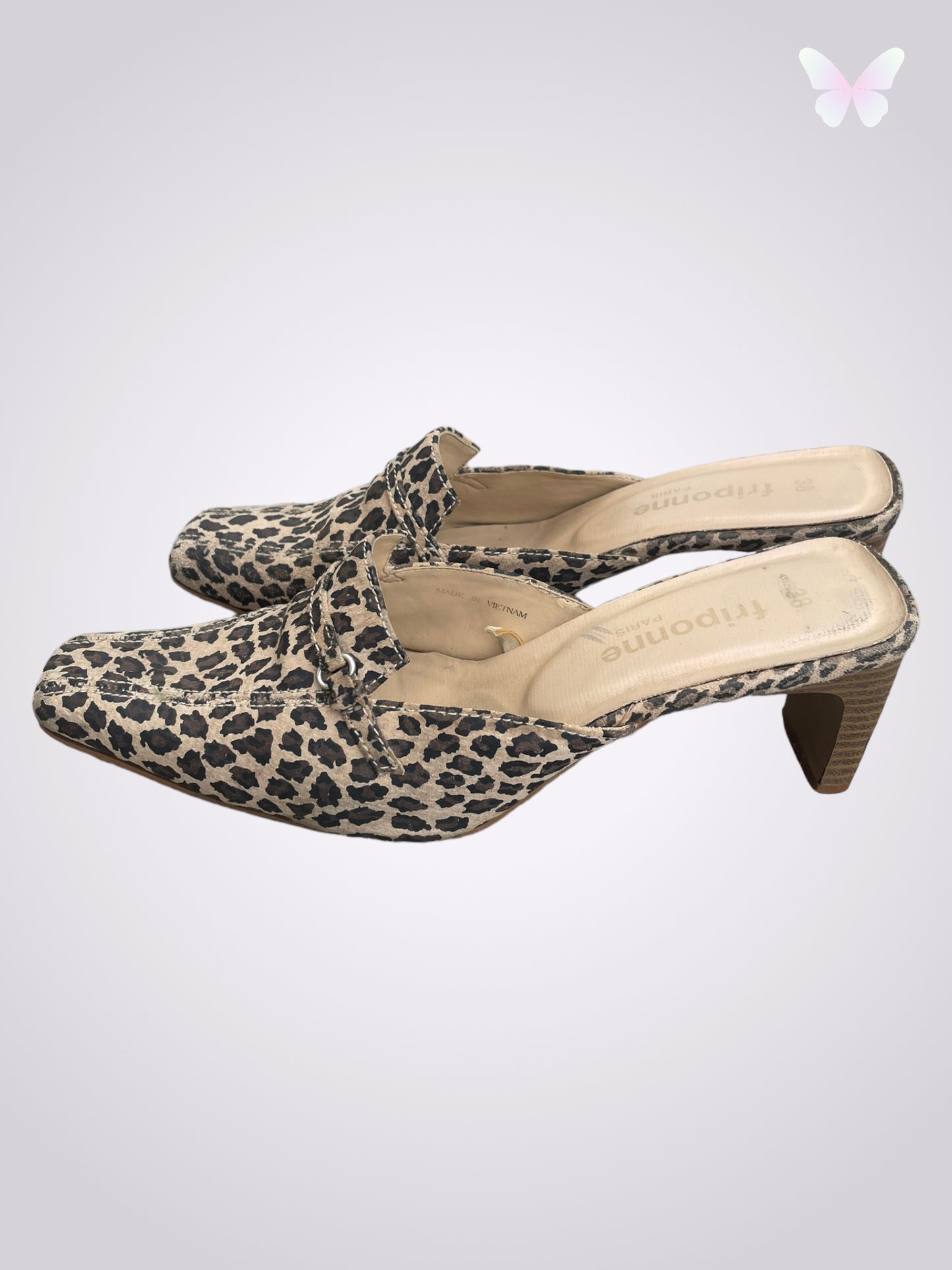 Leopard mules | 38