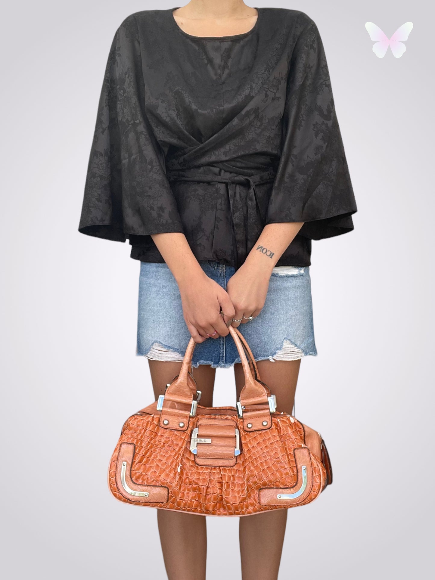 Black kimono | M