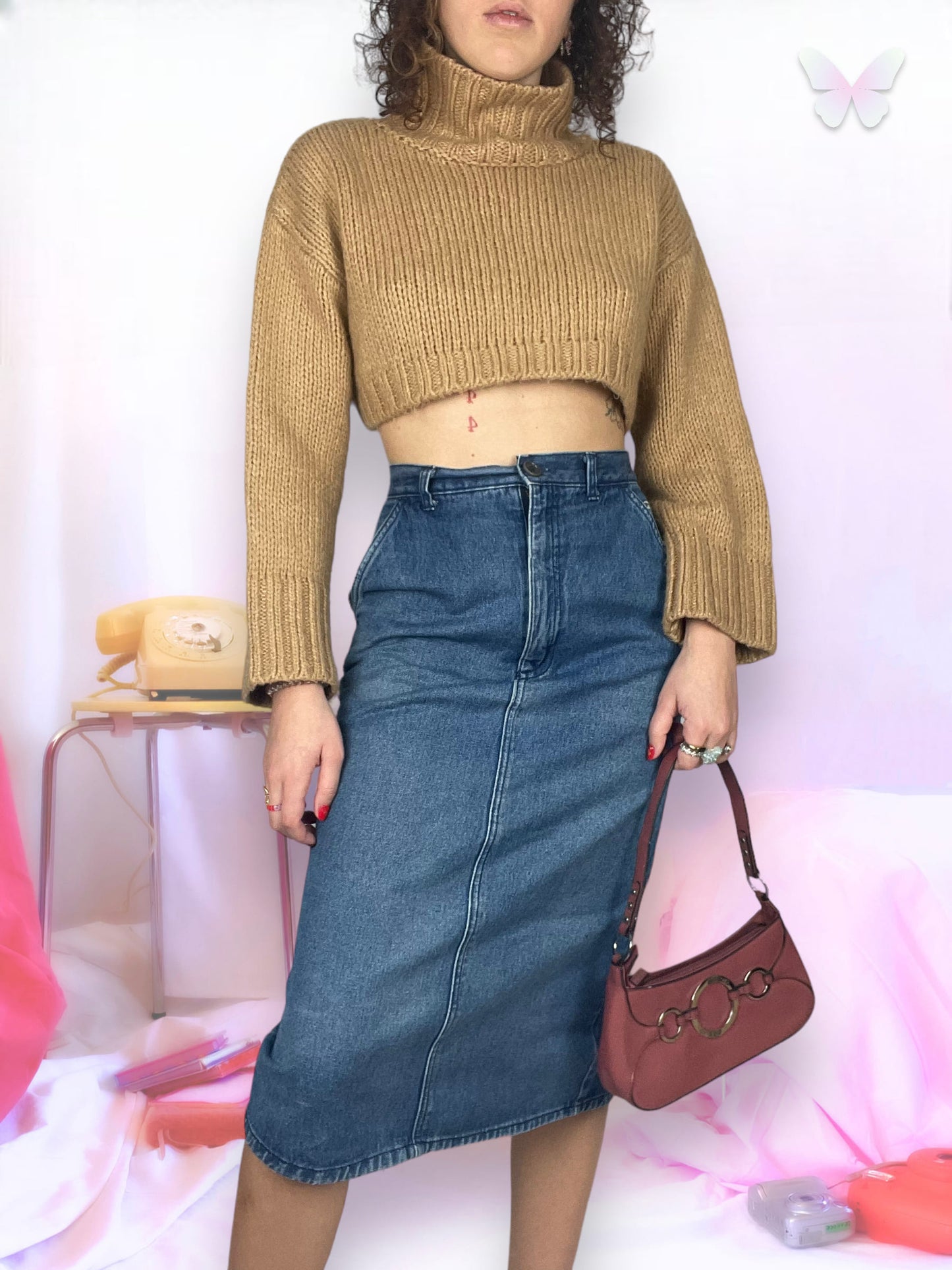 Brauner Pullover | S