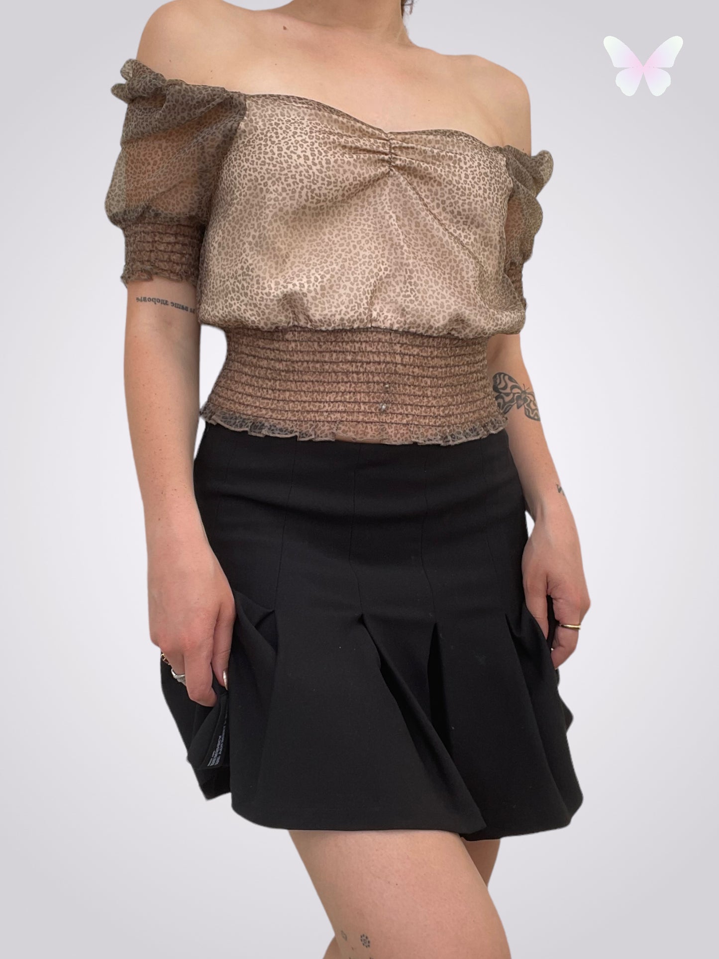 GUESS Leoparden-Top | S