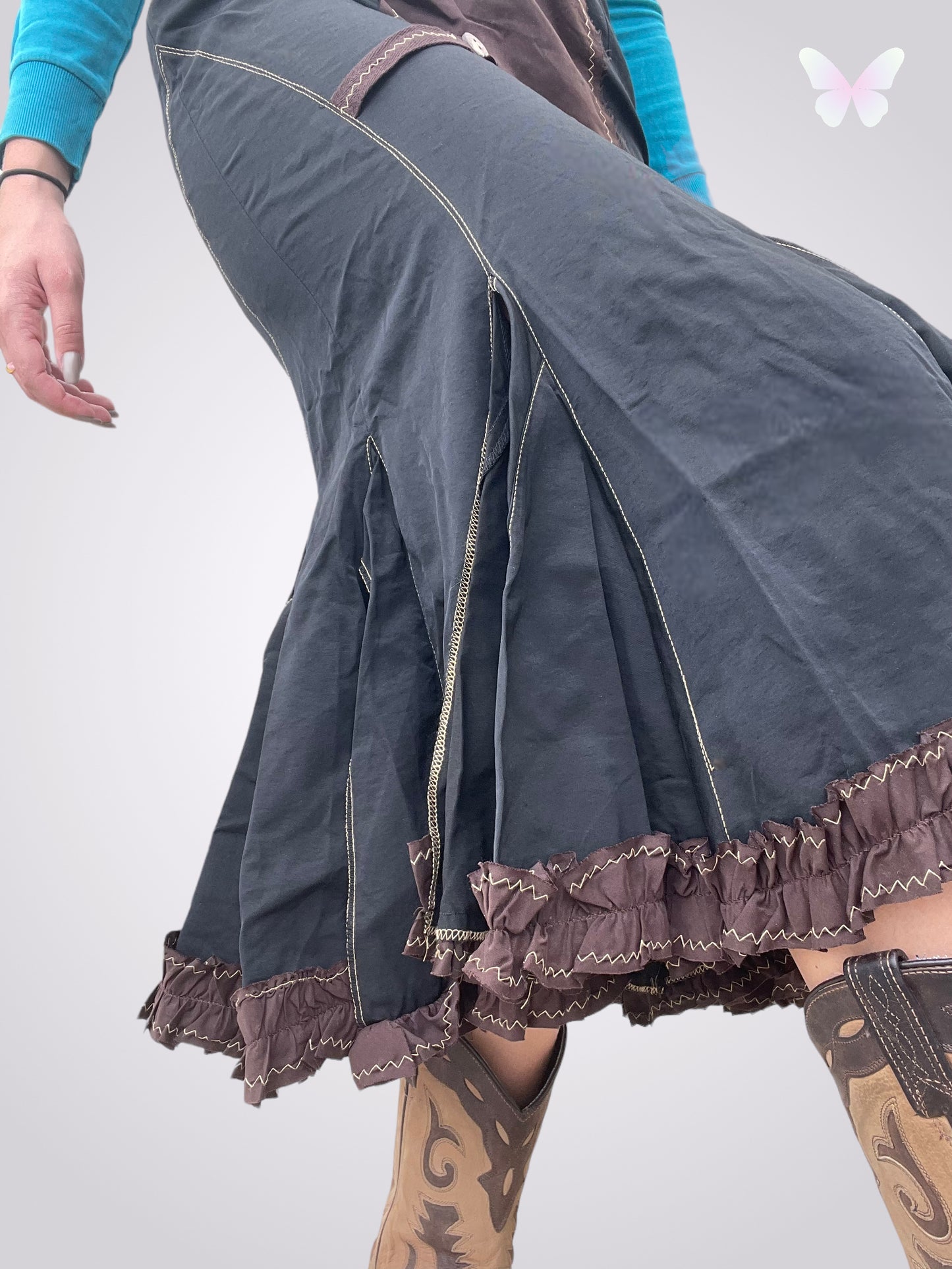 Black mermaid skirt | M