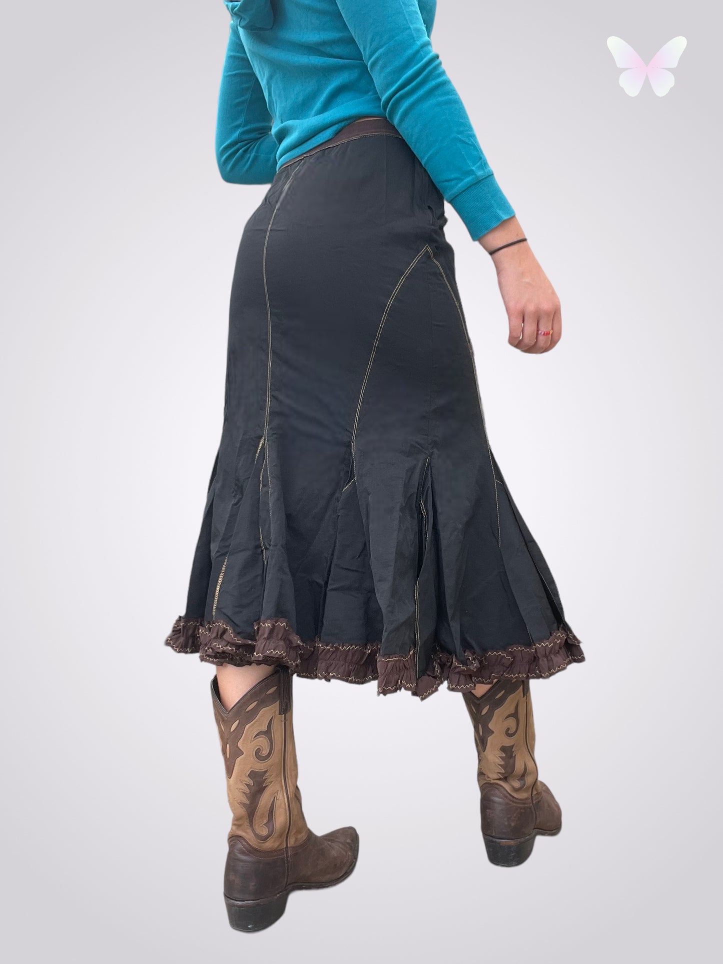 Black mermaid skirt | M