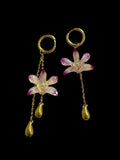 Mini orchids Earrings