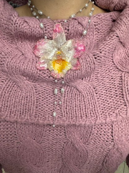 Rosa Orchidee