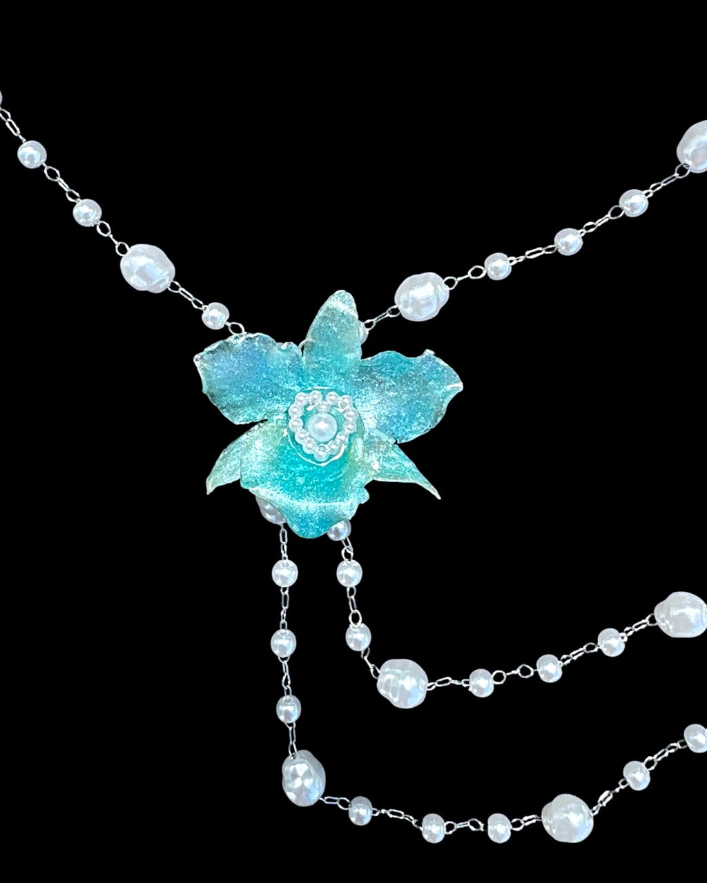 Babyblaues Dendrobium