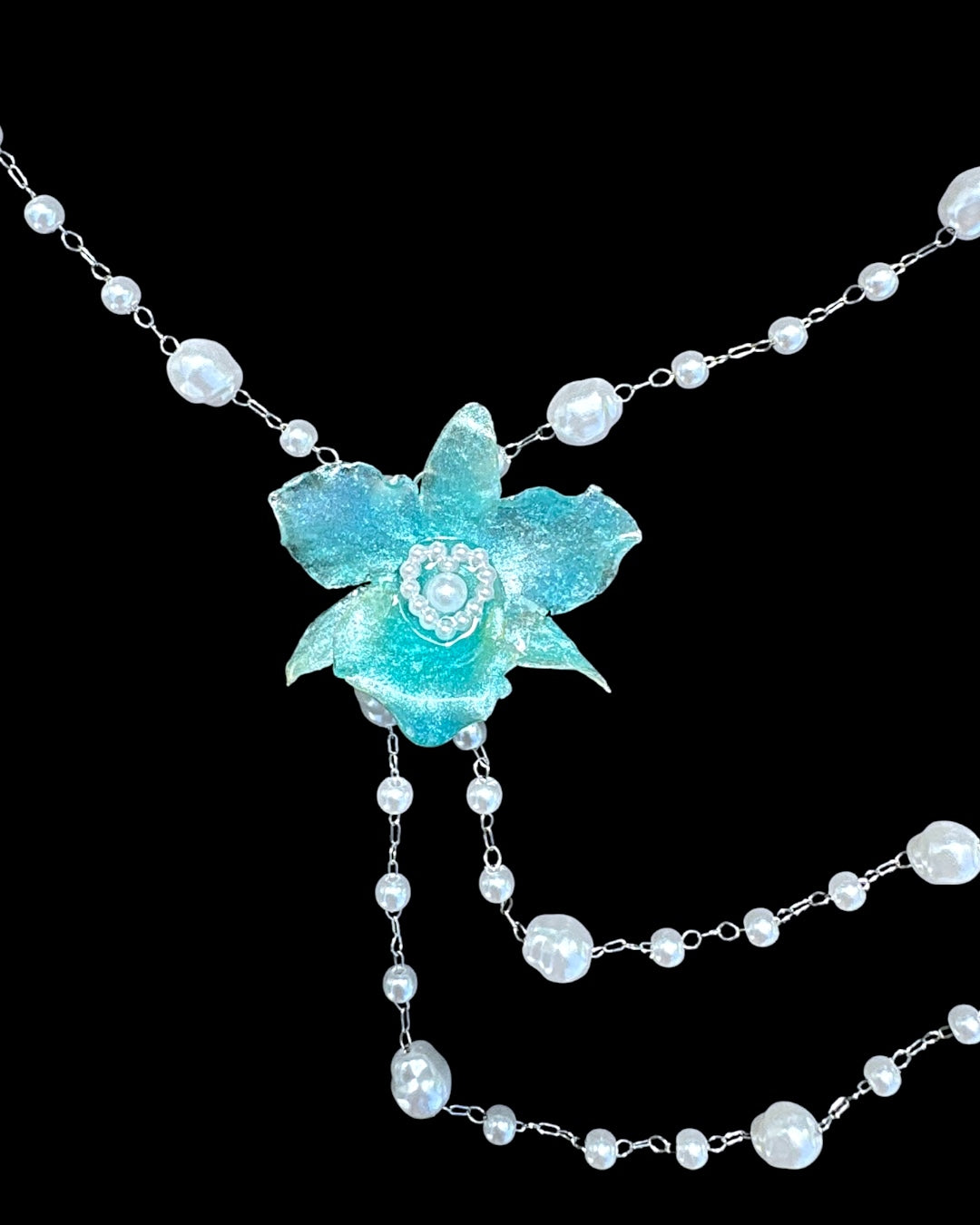 Babyblaues Dendrobium