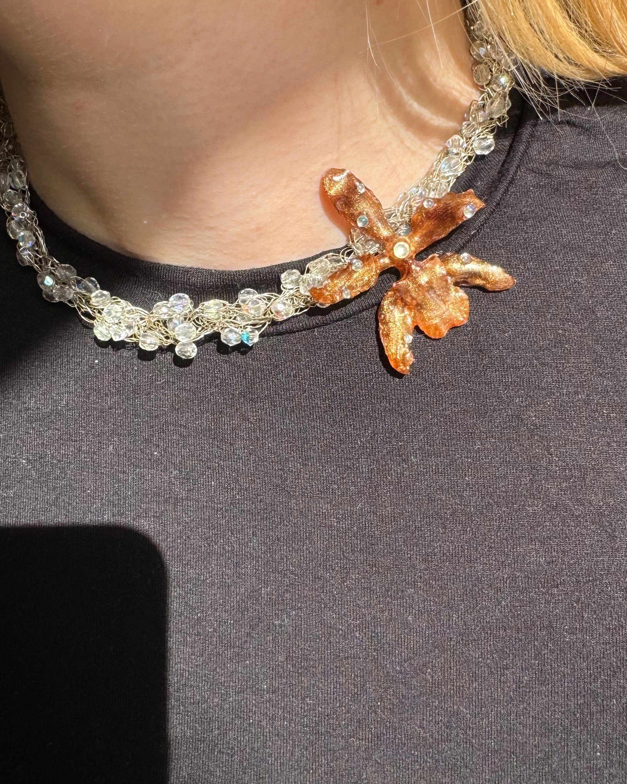 Braune Oncidium-Orchidee