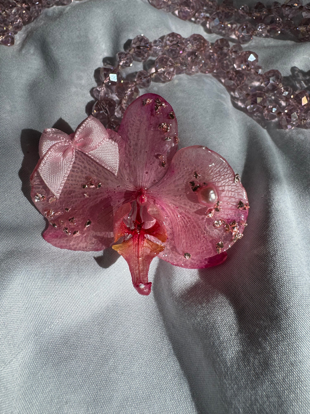 Peachy cake orchid