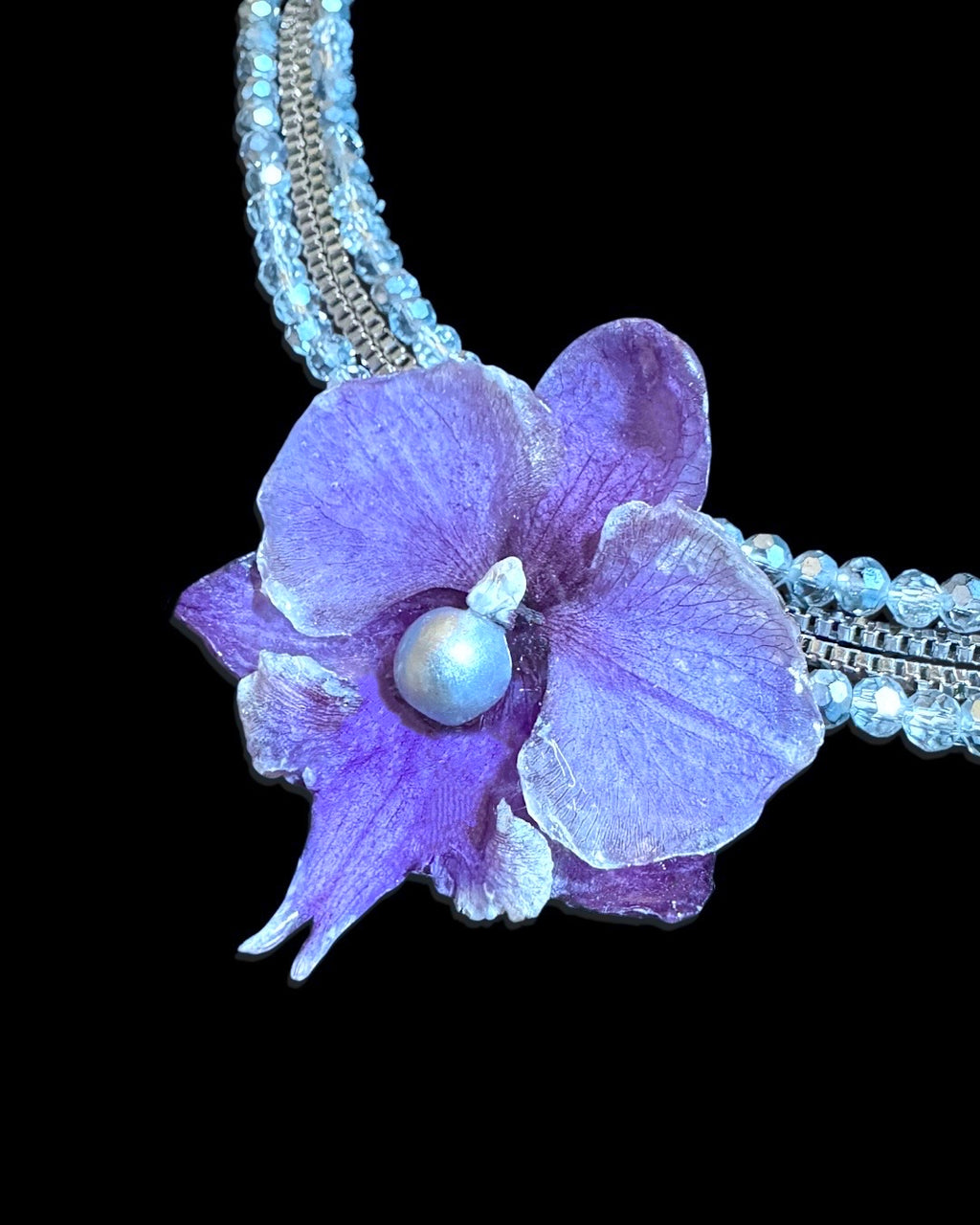 Graue Perlenorchidee