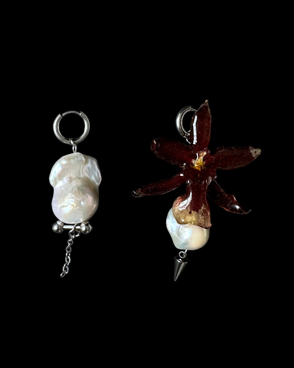 Peny Orchid earring
