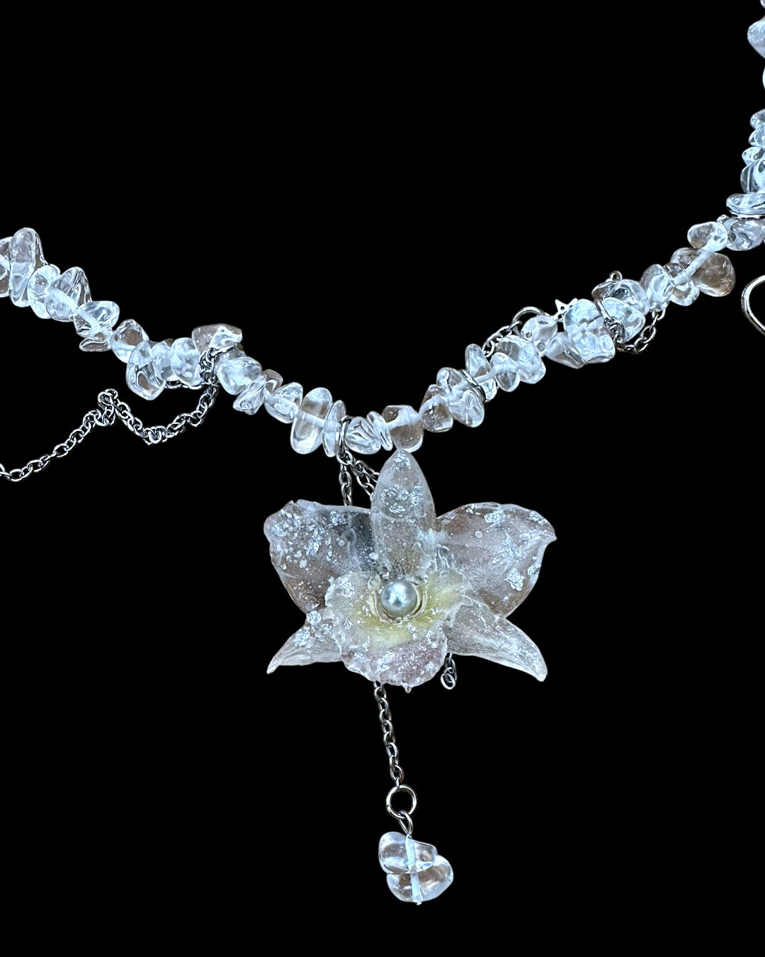 Baby weiße Orchidee