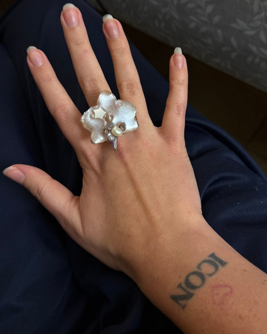 Lil star orchid ring