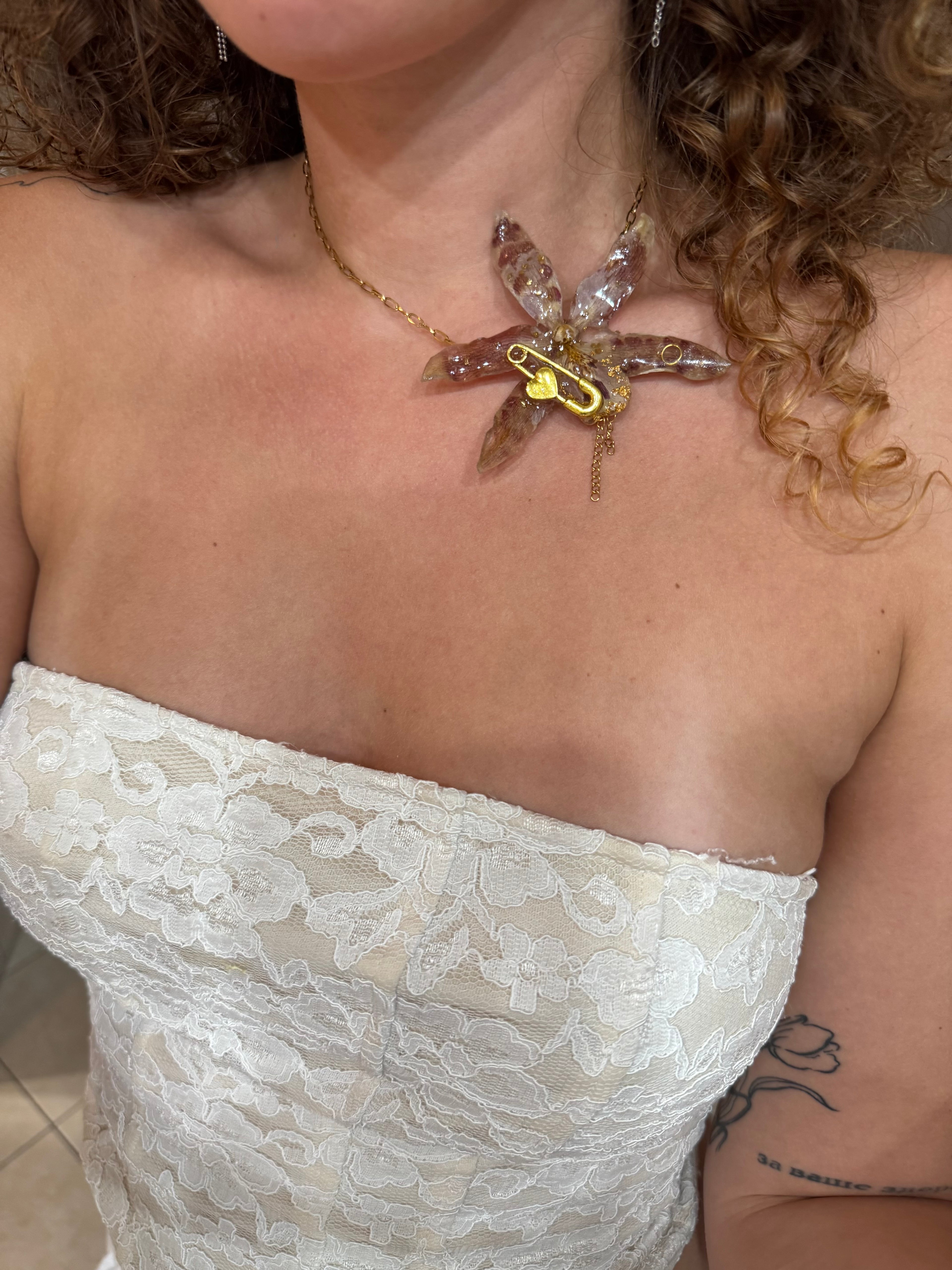 Goldy leopard brassia