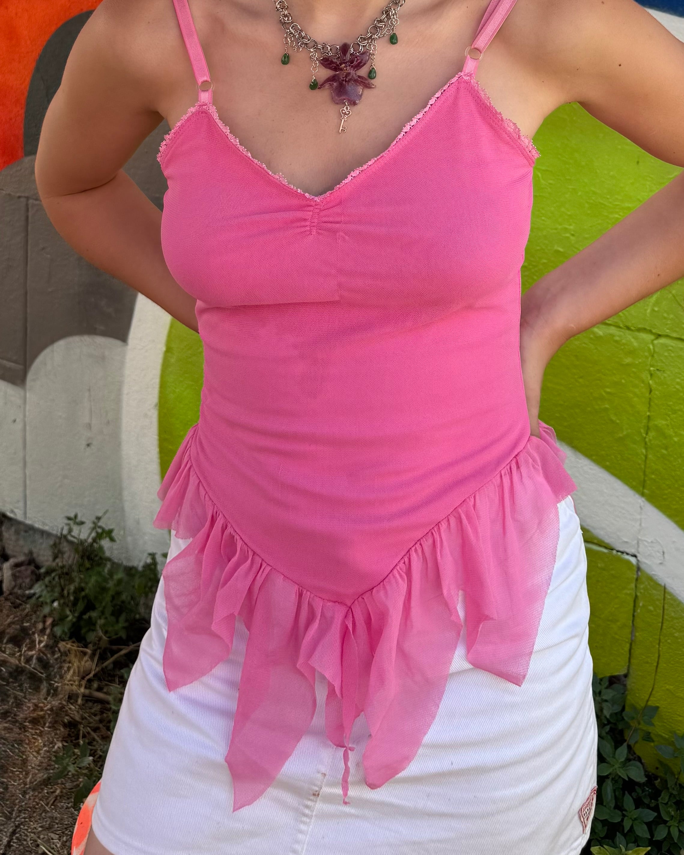 Burgunderfarbene Oncidium-Orchidee