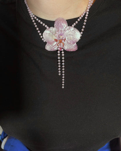 Perlmuttfarbene Orchidee