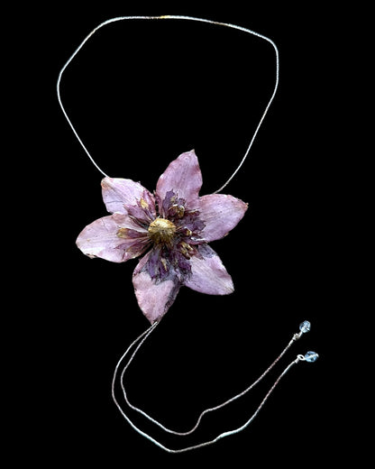 Purple clematis