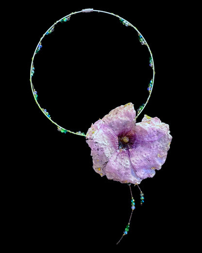 Purple hibiscus