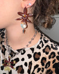 Peny Orchid earring