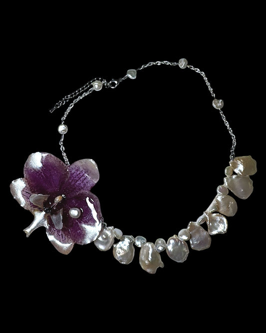 Mother of pearl orchid