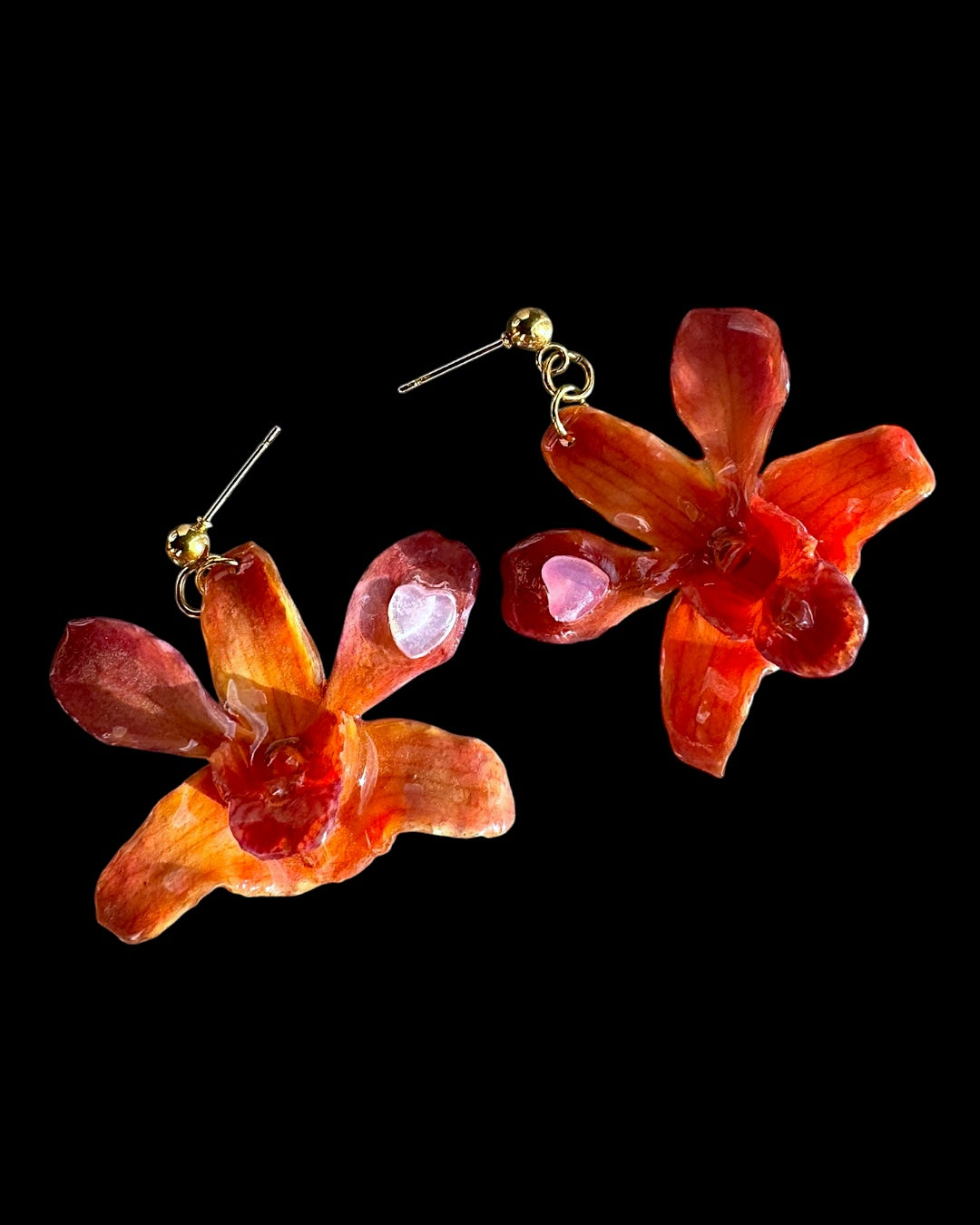 Little orange orchid