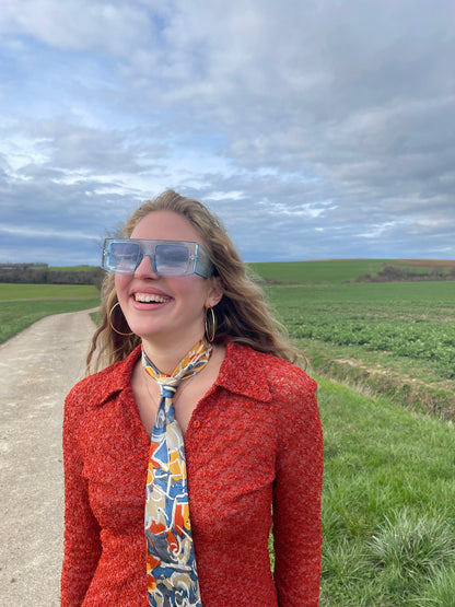 Lunette bleue