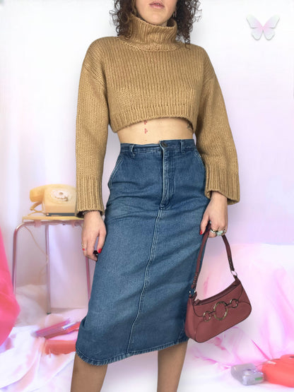 Brauner Pullover | S