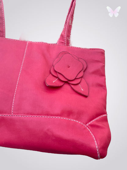 Sac rose fleur