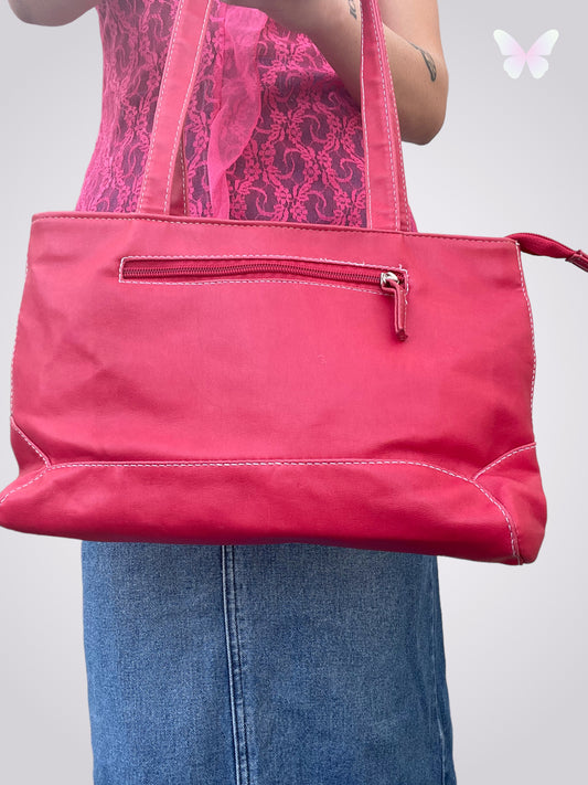 Sac rose fleur