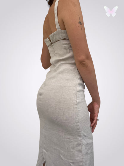Beige dress | M