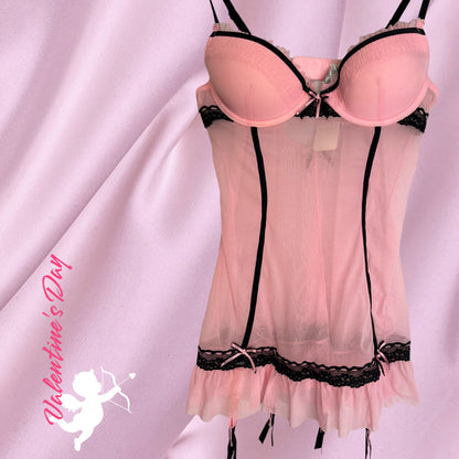 Pink corset