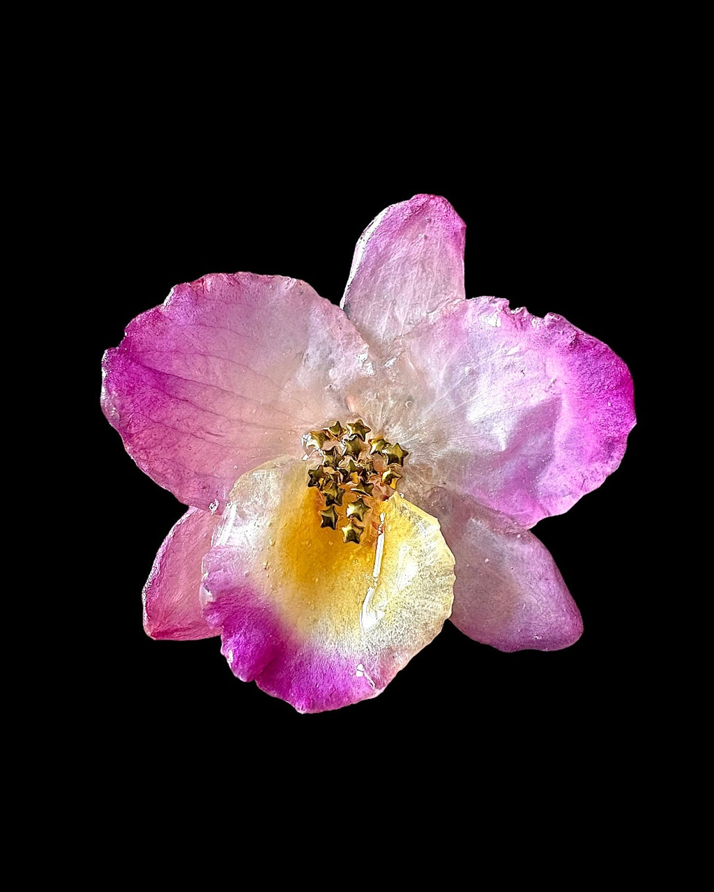 pink dendrobium ring