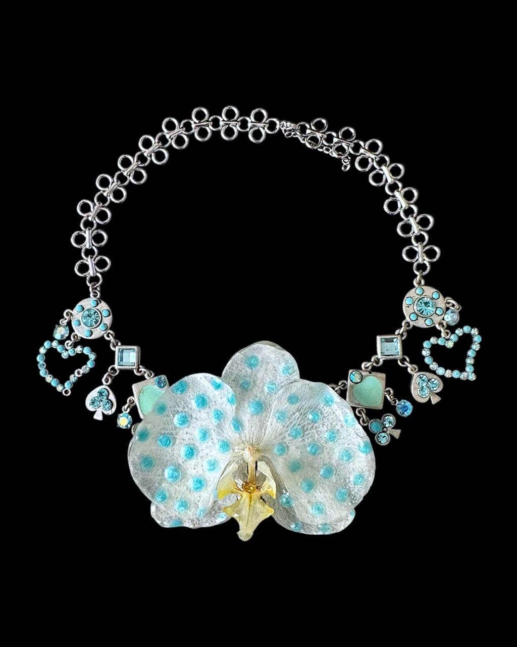 baby blue polkadot