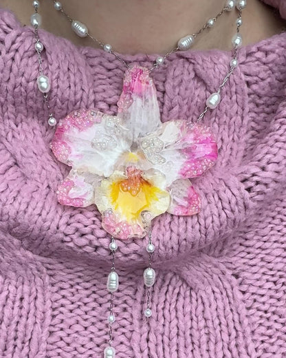 Rosa Orchidee